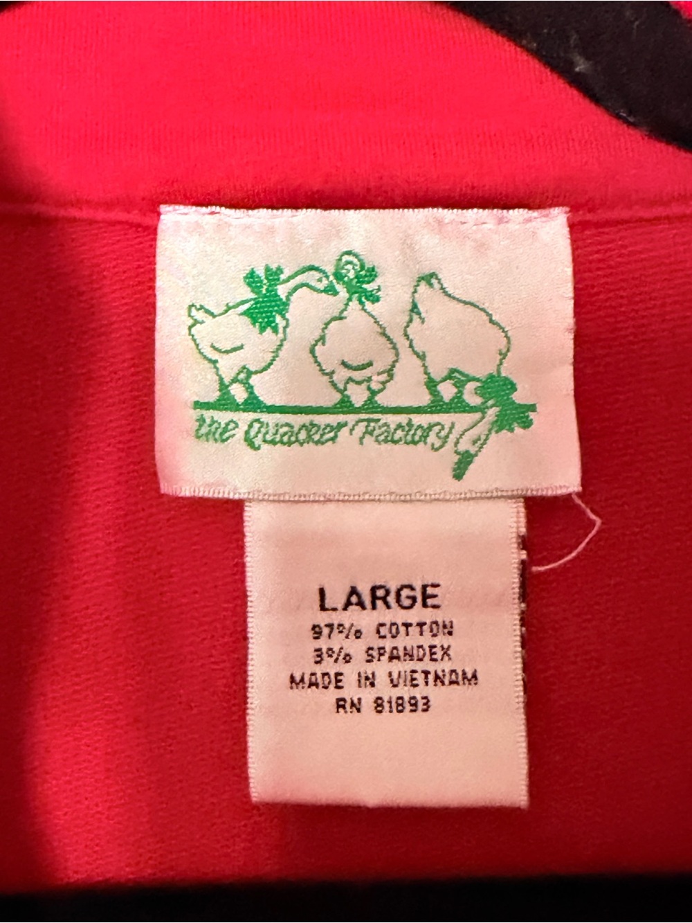 Vintage Quacker Factory Red Rhinestone Zip-Front Jacket - Picture 6 of 10